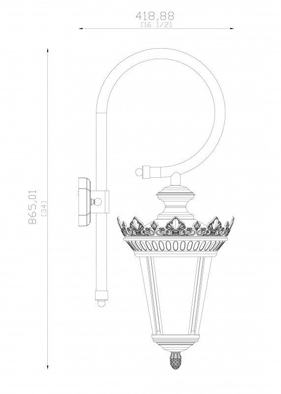 Светильник настенный LD-Lighting LD-FL002 в Санкт-Петербурге