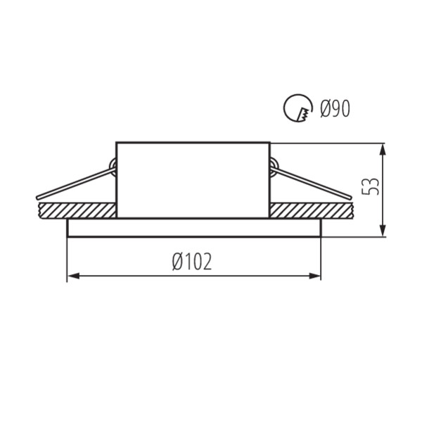 Встраиваемый светильник Kanlux Imines DSO-W 29031 в Санкт-Петербурге