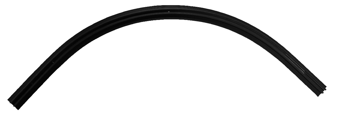 Круглый угол-соединитель для встраиваемого шинопровода Donolux Slim Line Mini R Corner 600 InB в Санкт-Петербурге