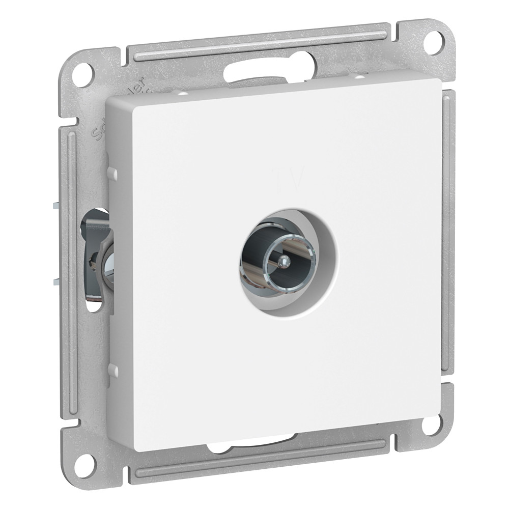Розетка TV проходная 4DB Systeme Electric AtlasDesign Белый ATN000192 в Санкт-Петербурге