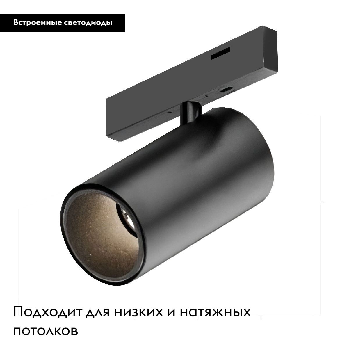 Трековый магнитный светильник Arlight MAG-MICROCOSM-SPOT-R35-5W Day4000 (BK, 36 deg, 24V) 043253 в Санкт-Петербурге