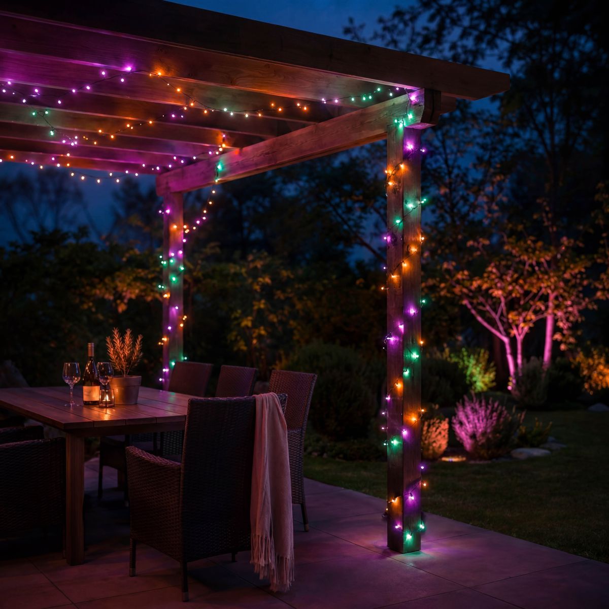 Светодиодная гирлянда Нить ArdecoledСмарт Ardecoled ARD-MOOD-CLASSIC-9750-CLEAR-66LED RGB (230V, 5.8W, Tuya Wi-Fi) (IP65) 049523 в Санкт-Петербурге