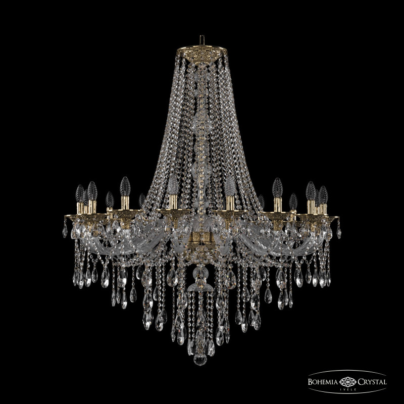 Подвесная люстра Bohemia Ivele Crystal 16115/16/360/H-120 G в Санкт-Петербурге