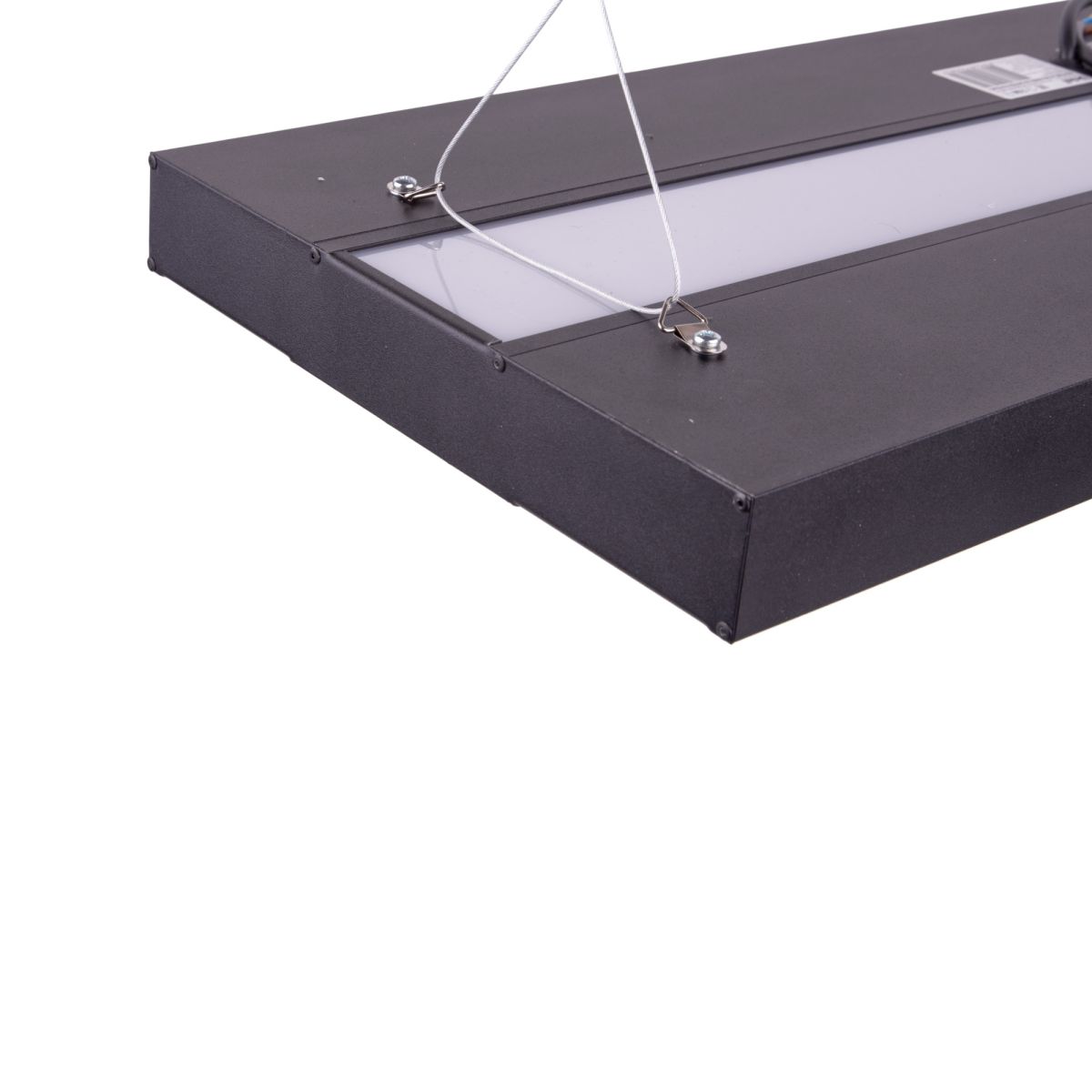 Светодиодная панель Uniel UL-00012597 ULO-K16B 2x22W/4000K/L100 5W/RGB IP44 BLACK в Санкт-Петербурге