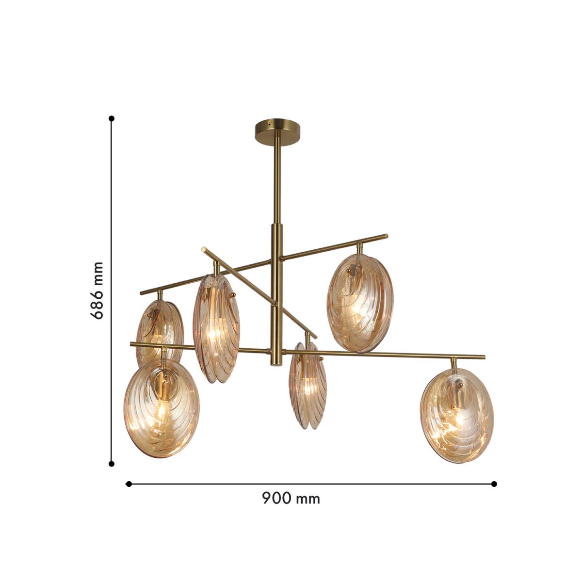 Люстра на штанге F-Promo Media 4485-6C в #REGION_NAME_DECLINE_PP#