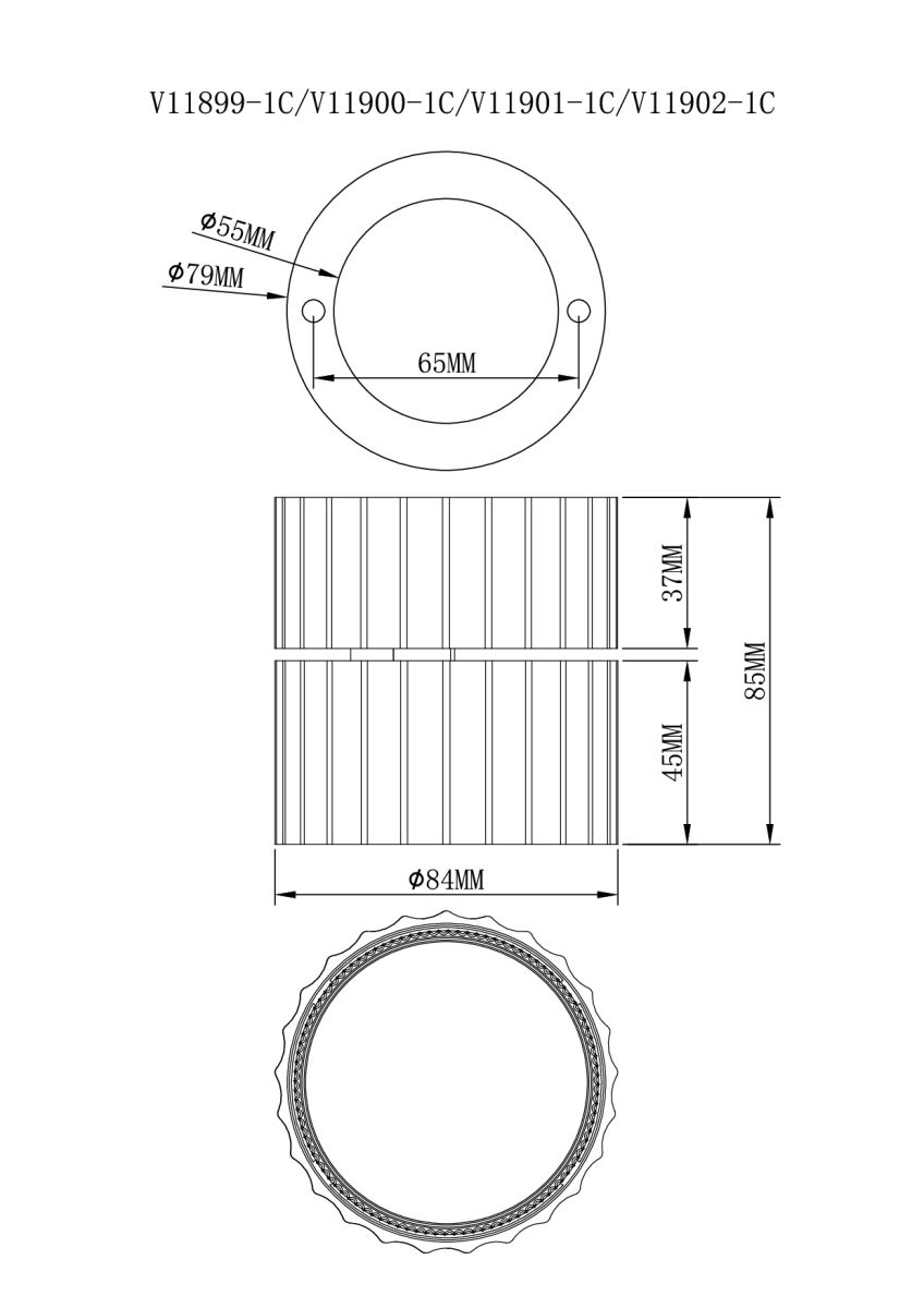 Спот Moderli Cora V11901-1C в #REGION_NAME_DECLINE_PP#