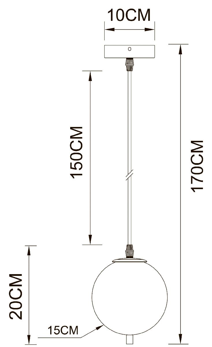 Подвесной светильник Arte Lamp Freddie A2231SP-1PB в Санкт-Петербурге