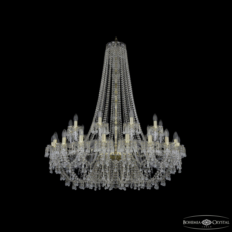 Подвесная люстра Bohemia Ivele Crystal 1410/20+10/400/h-130 G V0300 в Санкт-Петербурге
