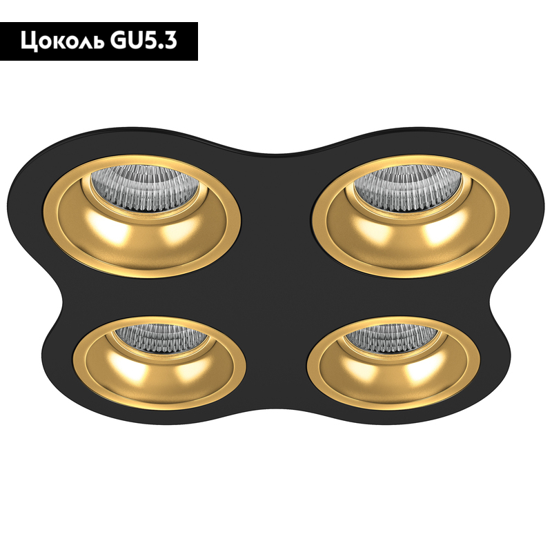 Встраиваемый светильник Lightstar Domino D64703030303 (214647+214603+214603+214603+214603) в Санкт-Петербурге