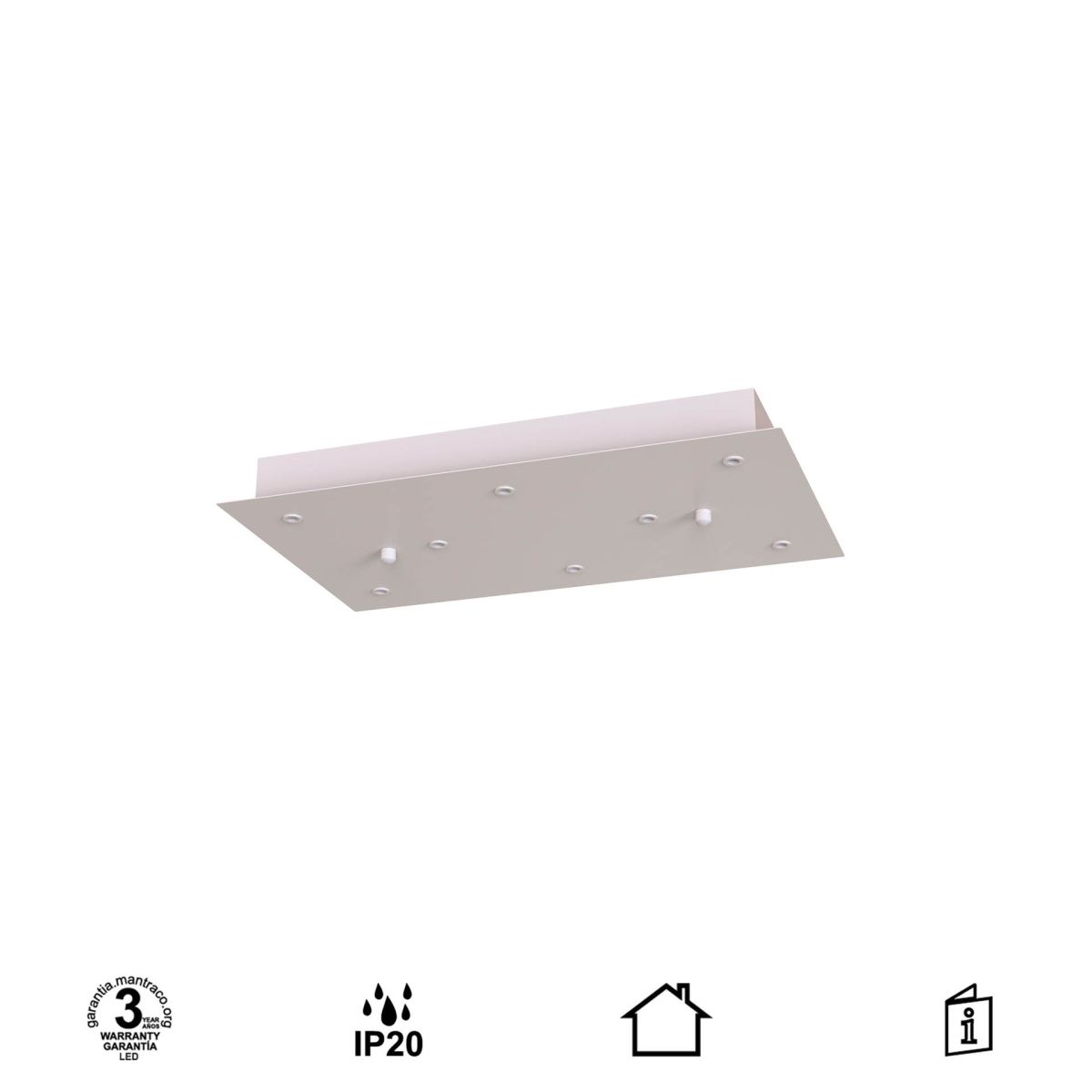 Основание потолочное 8L Mantra Modular Light Florones 9386 в Санкт-Петербурге