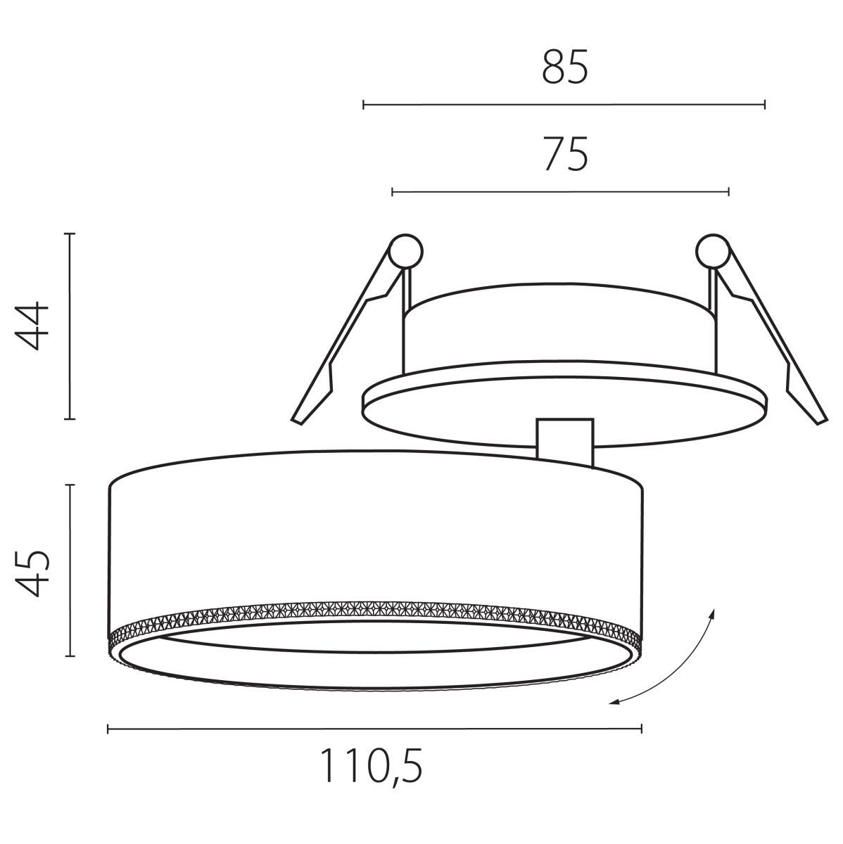 Встраиваемый светильникAlta Pro Lightstar A5647RS в #REGION_NAME_DECLINE_PP#
