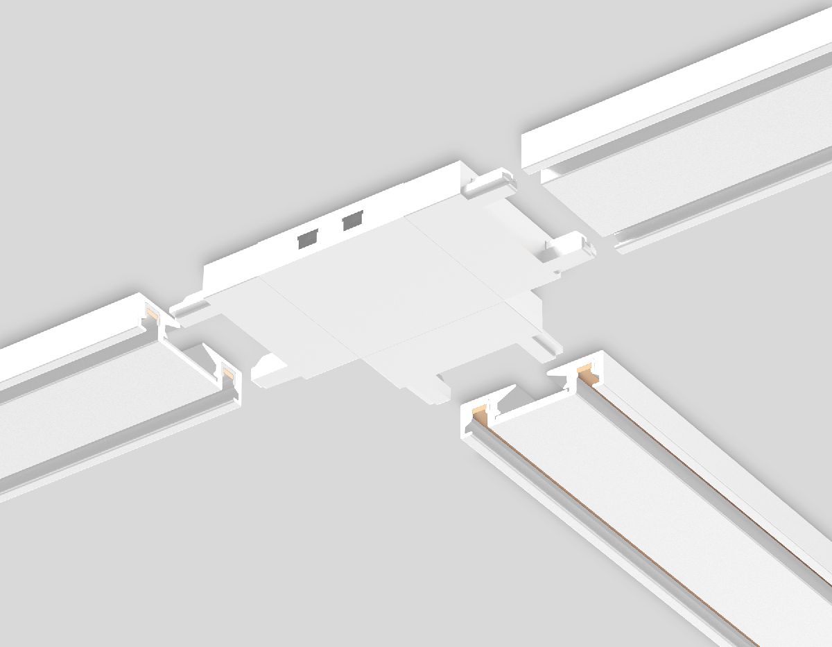 Коннектор T-образный для шинопровода Ambrella Light Magnetic Ultra Slim Track System GV1118 в Санкт-Петербурге