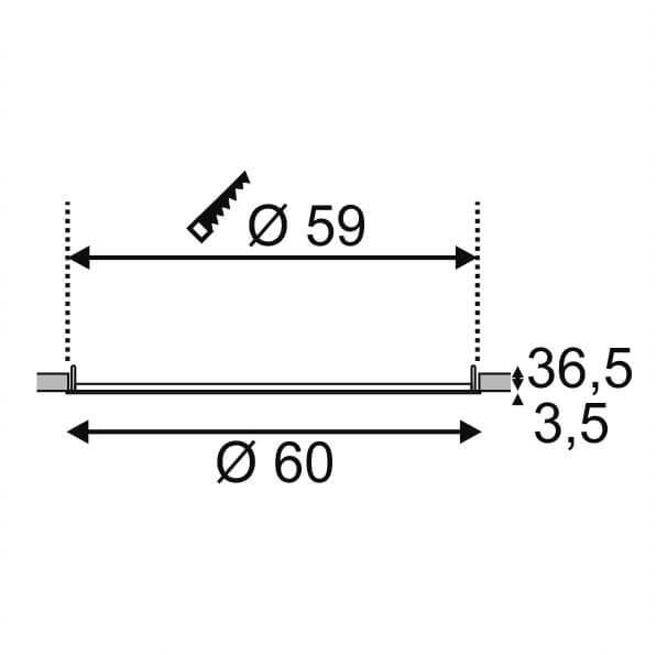 Встраиваемый светодиодный светильник SLV Frame Basic Led Set 112726 в Санкт-Петербурге