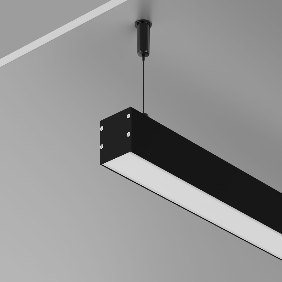 Алюминиевый профиль накладной-подвесной Maytoni Led Strip ALM-3535BT-B-2M 633003 в Санкт-Петербурге