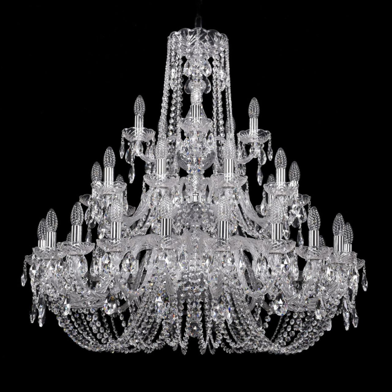 Подвесная люстра Bohemia Ivele 1402/20+10+5/360/3d/Ni в Санкт-Петербурге