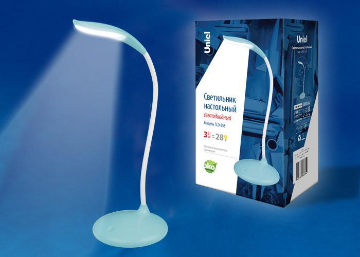 Настольная лампа (UL-00004140) Uniel TLD-558 Blue/LED/280Lm/5000K/Dimmer в Санкт-Петербурге