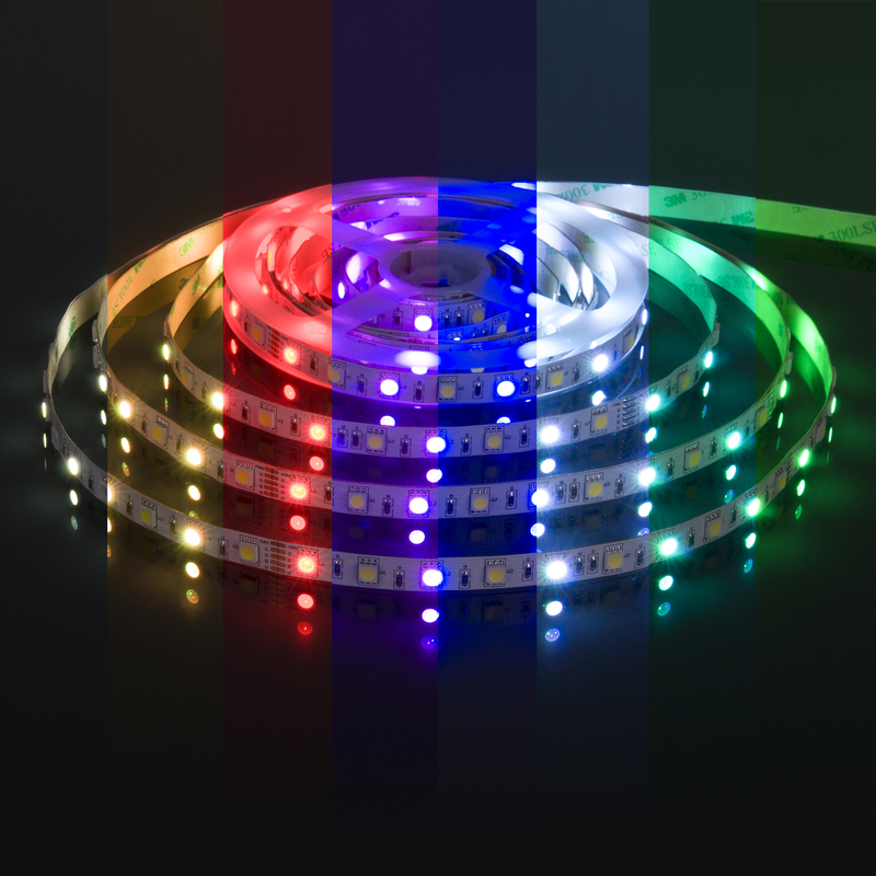 Светодиодная лента Elektrostandard 24V 14,4W 60Led 5050+5050 IP20 MIX RGB/холодный белый, 5м 4690389172274 в Санкт-Петербурге