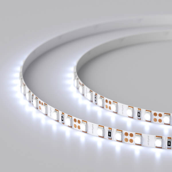 Светодиодная лента Arlight RT-A120-5mm 12V Cool 15K (9.6 W/m, IP20, 2835, 5m) 015212(2) в Санкт-Петербурге