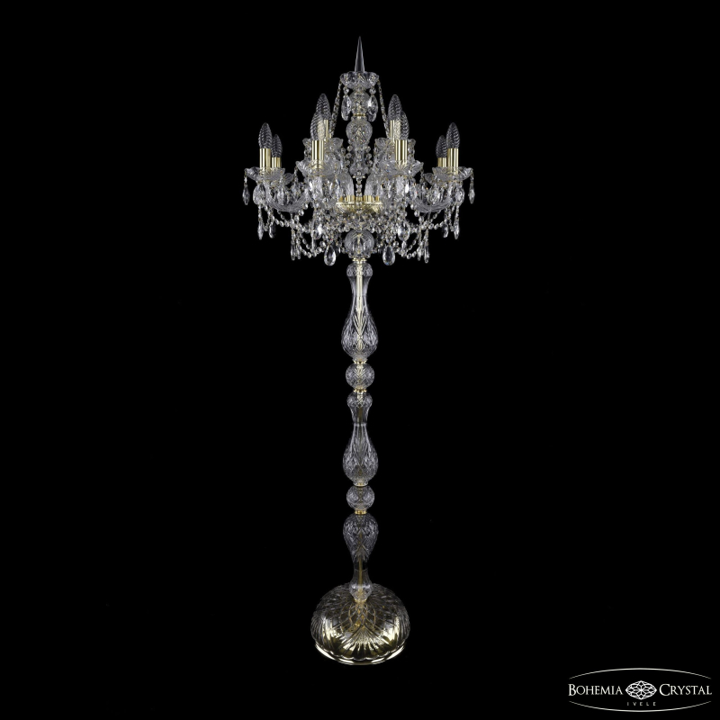Торшер Bohemia Ivele Crystal 1411T1/8+4/195-170 G в Санкт-Петербурге