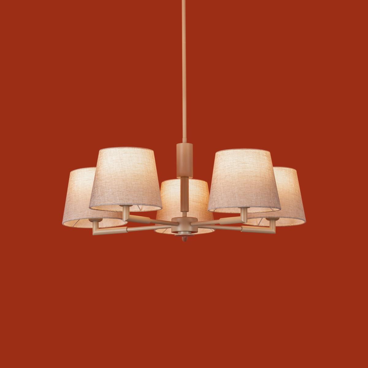 Люстра на штанге Freya Butler FR2057PL-05BG в Санкт-Петербурге