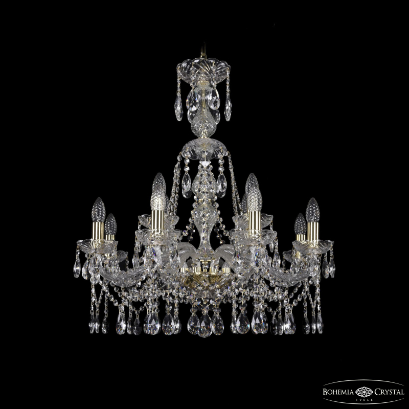 Подвесная люстра Bohemia Ivele Crystal 1413/8+4/220/XL-73 G в Санкт-Петербурге