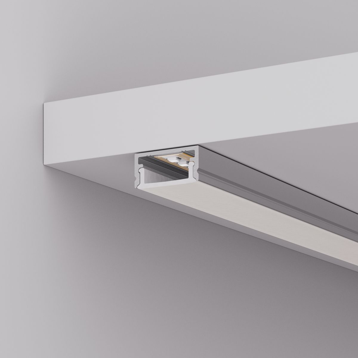 Набор для светодиодной подсветки Arlight ARL-KIT-SLIM-FC 24V Day4000 (14 W/m, IP20, 2m) (Алюминий+пластик) 053437 в Санкт-Петербурге