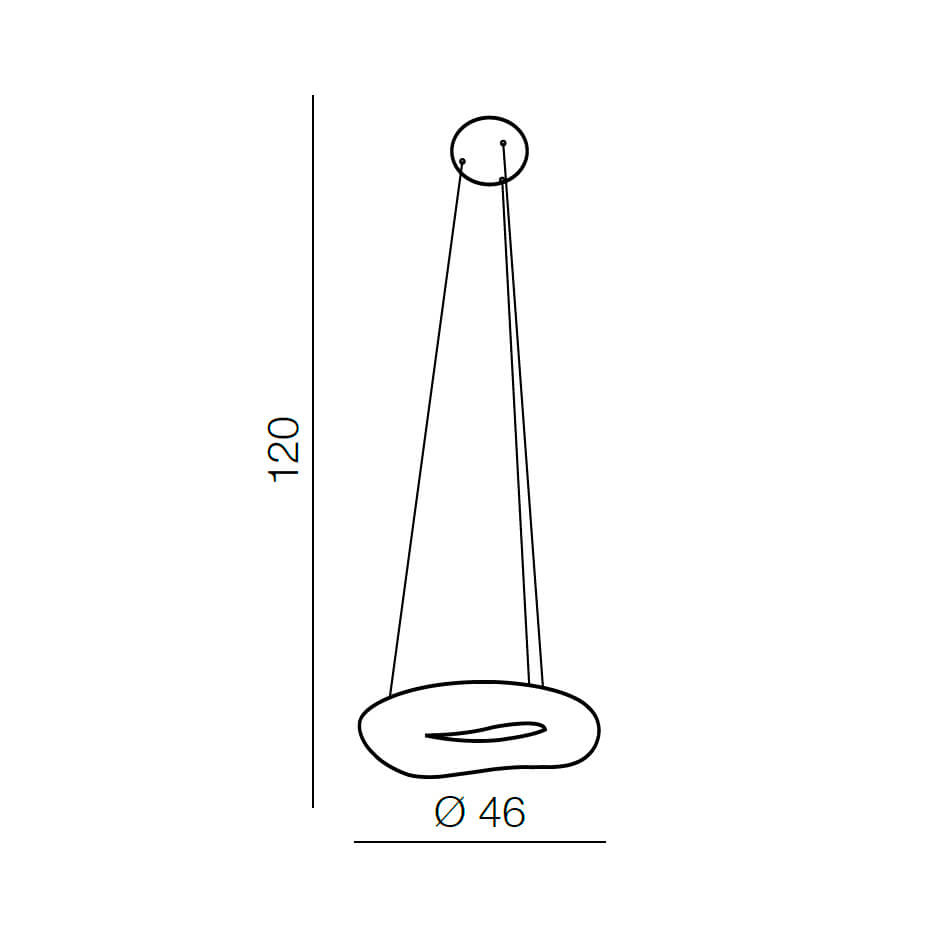 Подвесной светильник Azzardo Donut Sq Pendant 46 CCT AZ2666 в Санкт-Петербурге