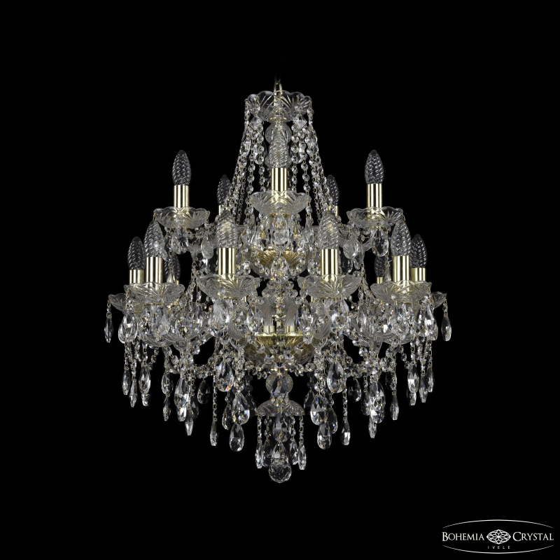 Подвесная люстра Bohemia Ivele Crystal 1415/10+5/200/2d G в Санкт-Петербурге