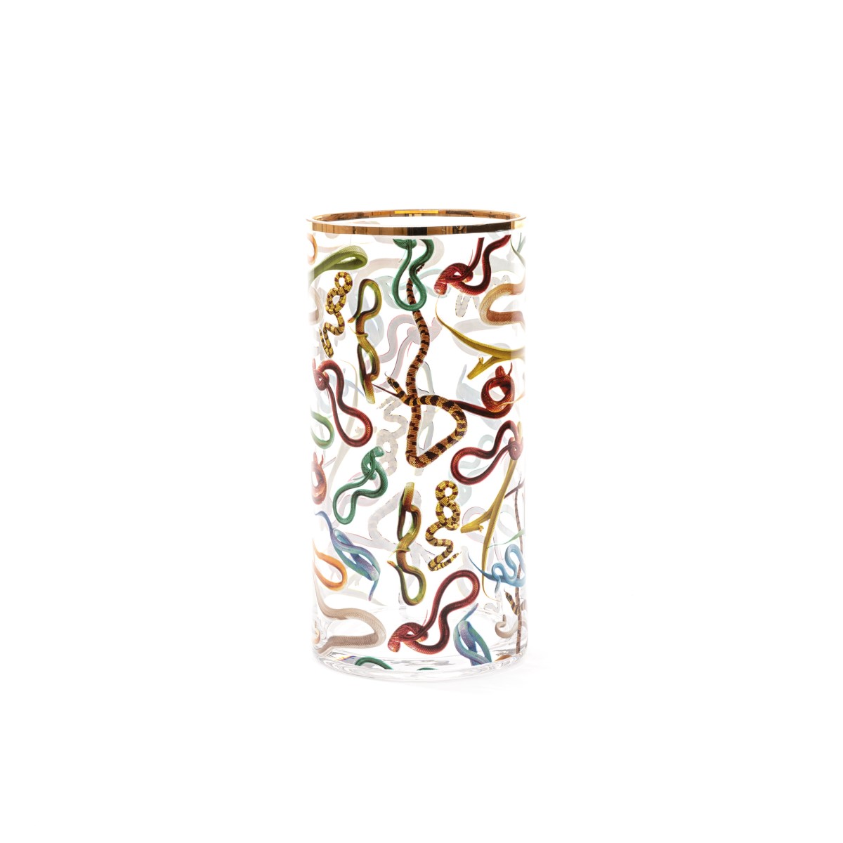 Ваза Snakes Medium Seletti Toiletpaper Glass Vase 14171 в #REGION_NAME_DECLINE_PP#