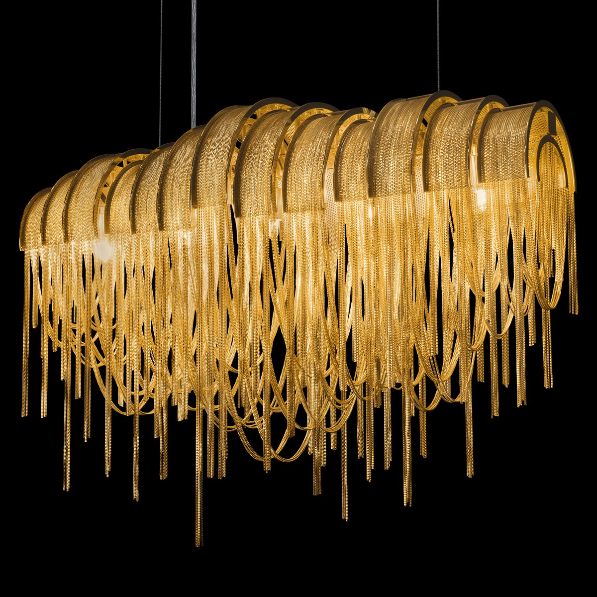 Подвесная люстра Loft IT Volver 10404/720L GD в Санкт-Петербурге