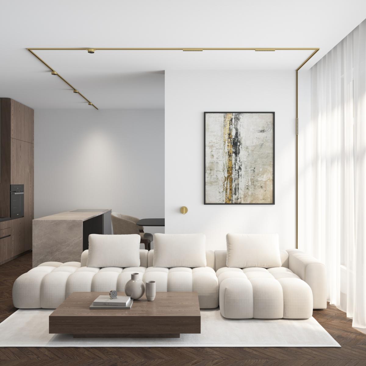 Трековый однофазный светильник Denkirs Shine grill DK5772-SB в Санкт-Петербурге