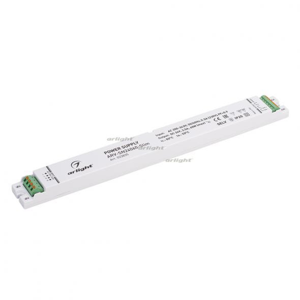 Блок питания Arlight ARV-SN24060-Slim (24V, 2.5A, 60W, 0-10V, PFC) 023835 в Санкт-Петербурге