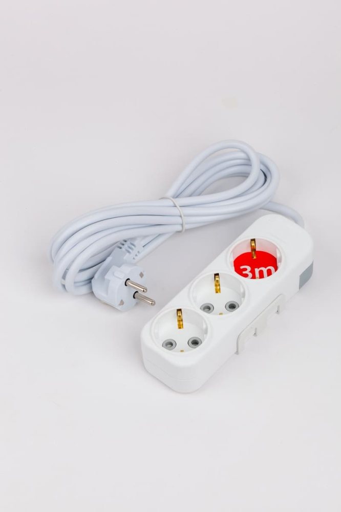 Удлинитель с/з 3вх с защитными шторками ELBI Myra 527-010203-311 в Санкт-Петербурге