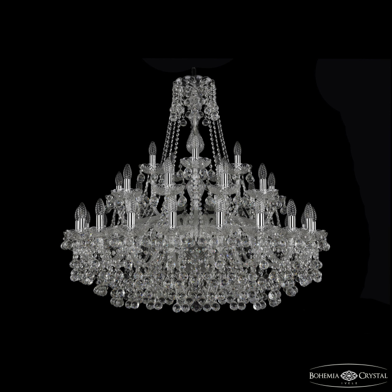 Подвесная люстра Bohemia Ivele Crystal 1409/20+10+5/360 Ni в Санкт-Петербурге