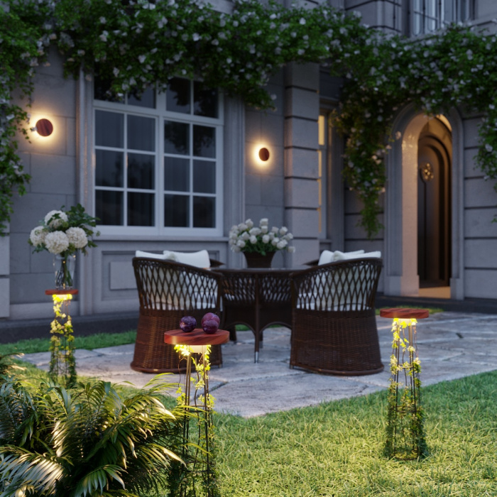 Фасадный светильник Odeon Light Nature Liana 7108/15WL в Санкт-Петербурге