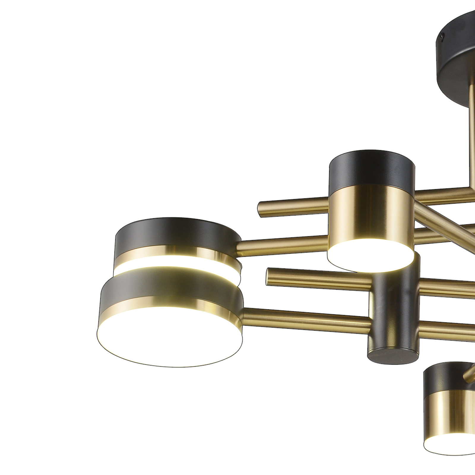 Потолочная люстра Natali Kovaltseva LED LAMPS 81369 GOLD BLACK в Санкт-Петербурге