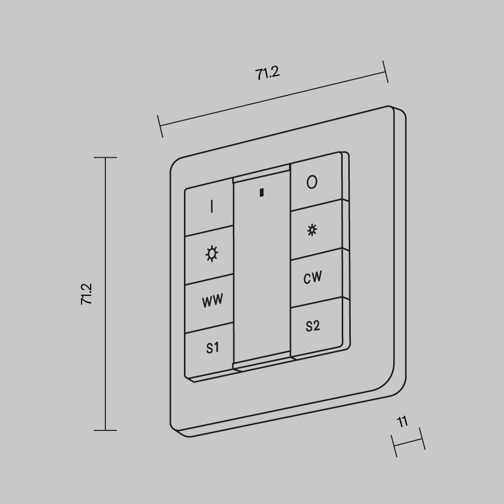 Панель управления Maytoni Lighting control 721053 в Санкт-Петербурге
