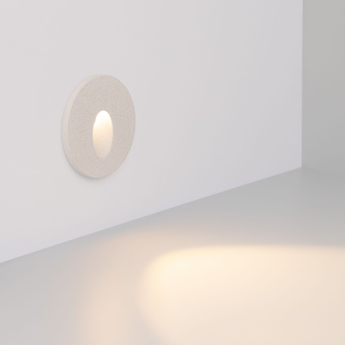 Светильник для ступеней Arlight LT-TIE-R120-3W Warm3000 (WH, 45x70 deg, 230V) (IP65 Бетон) 050872 в Санкт-Петербурге