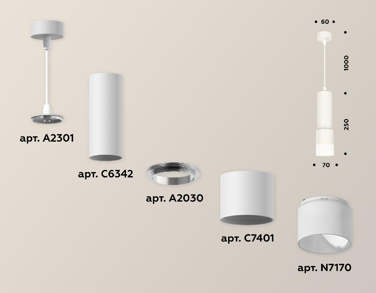 Подвесной светильник Ambrella Light Techno XP7401020 (A2301, C6342, A2030, C7401, N7170) в Санкт-Петербурге