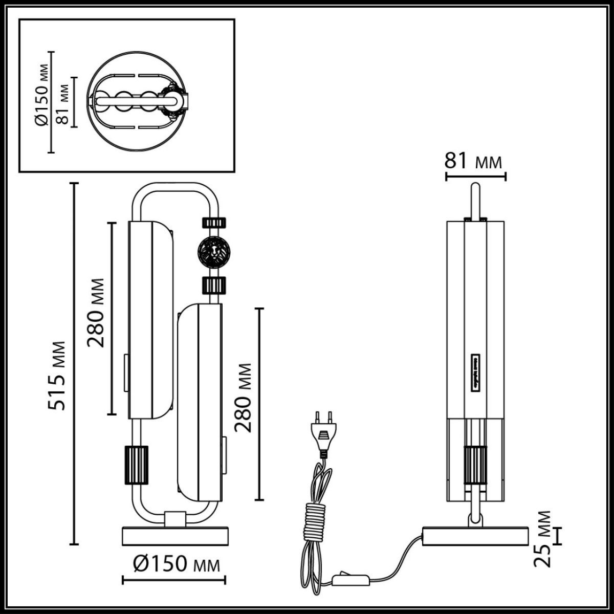 Настольная лампа Odeon Light Modern Lion 5467/10TL в Санкт-Петербурге
