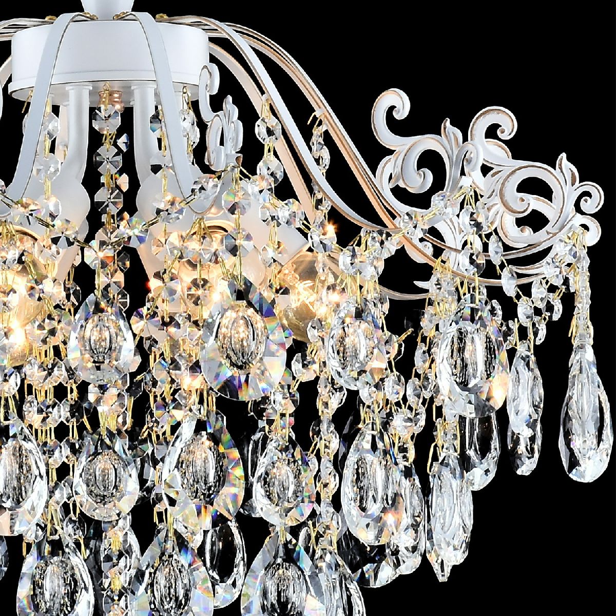 Потолочная люстра Reluce 04062-0.3-06 WH+GOLD PN в Санкт-Петербурге