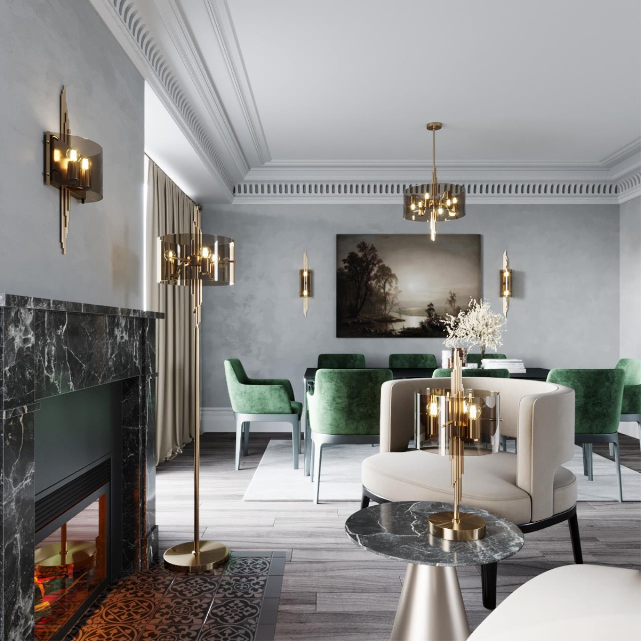 Торшер Odeon Light Margaret 4895/3F в Санкт-Петербурге