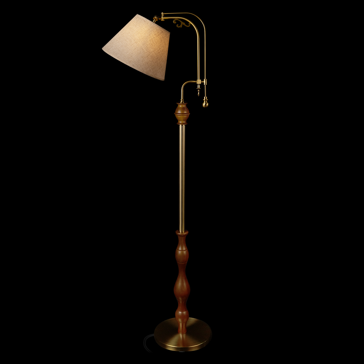 Торшер Loft IT Elaine 10569F Dark wood в #REGION_NAME_DECLINE_PP#