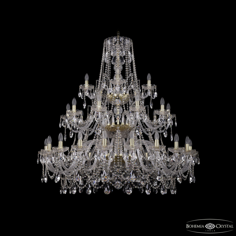 Подвесная люстра Bohemia Ivele Crystal 1411/20+10+5/460/3d G в Санкт-Петербурге