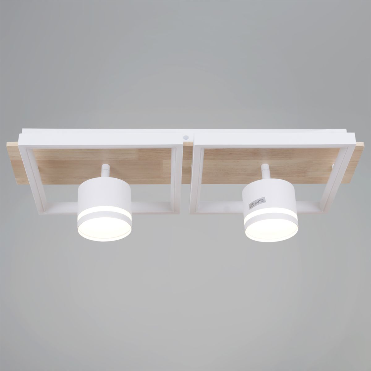 Потолочный светильник Reluce 19560-0.3-2+2 WH+WOOD в #REGION_NAME_DECLINE_PP#