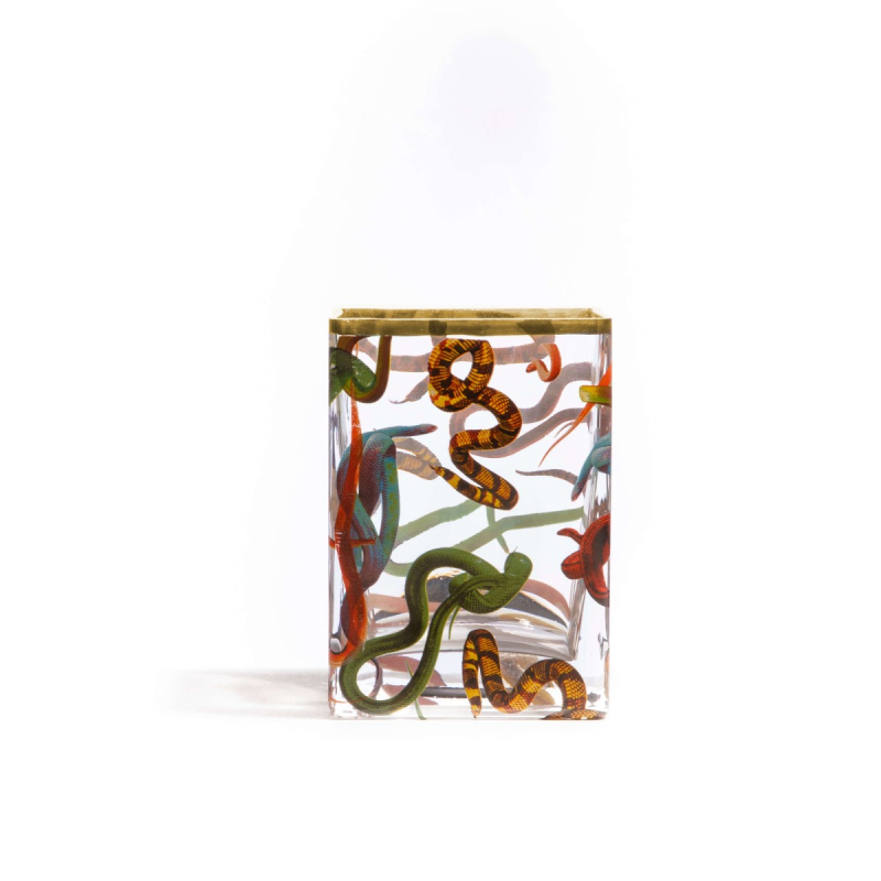 Ваза Snakes Small Seletti Toiletpaper Glass Vase 14121 в Санкт-Петербурге