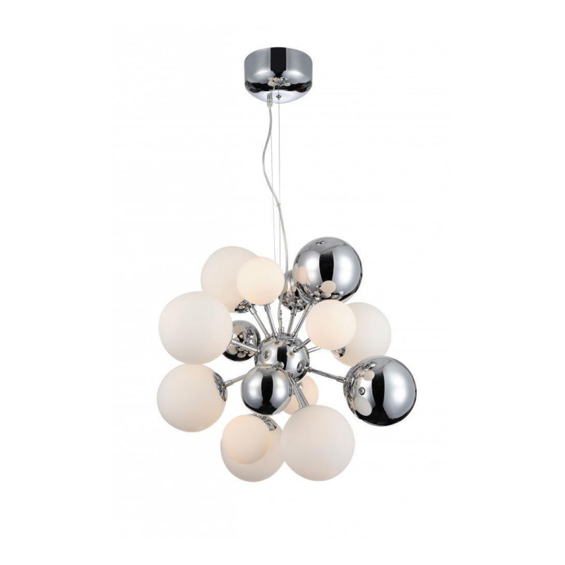 Подвесная люстра Lumina Deco Galaksida LDP 8565-10/16 CHR+GY в Санкт-Петербурге