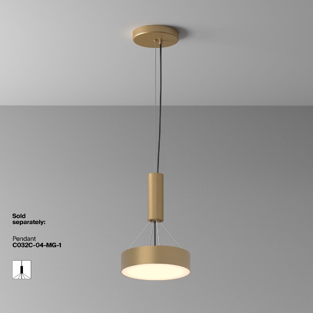 Накладной светильник Maytoni Zon C032CL-24W3K-RD-MG в Санкт-Петербурге