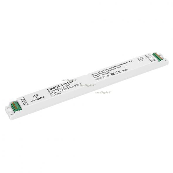 Блок питания Arlight ARV-SN24100-Slim (24V, 4.17A, 100W, 0-10V, PFC) 023836 в Санкт-Петербурге