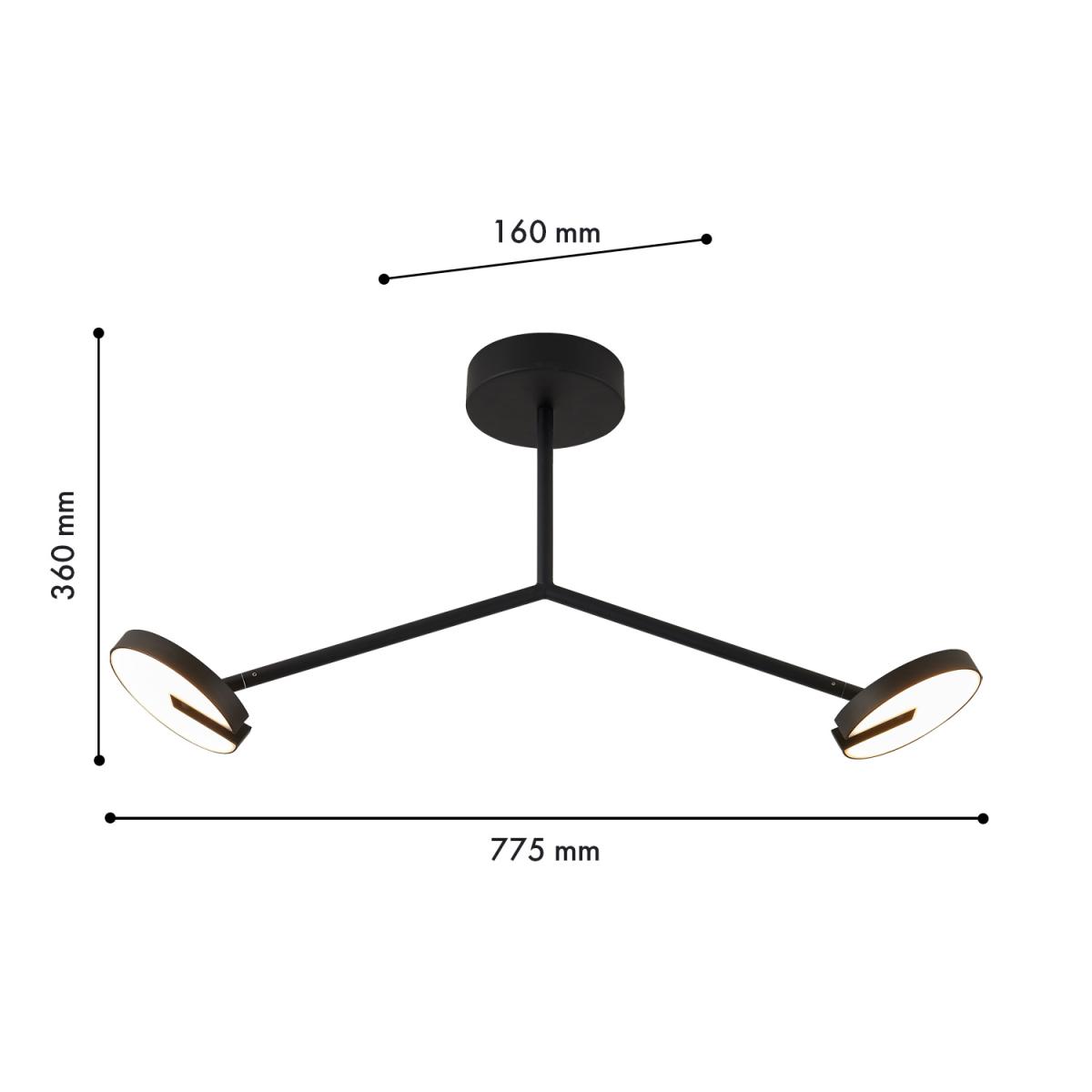 Потолочный светильник Favourite Paritet 4401-2C в #REGION_NAME_DECLINE_PP#